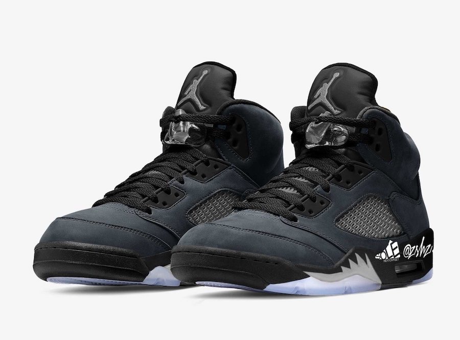 Air Jordan 5 Anthracite Shoes